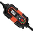 Redresor automat digital pentru acumulatori auto-moto, cu funcție de tester, Black & Decker, 6 /12V, 1,2A