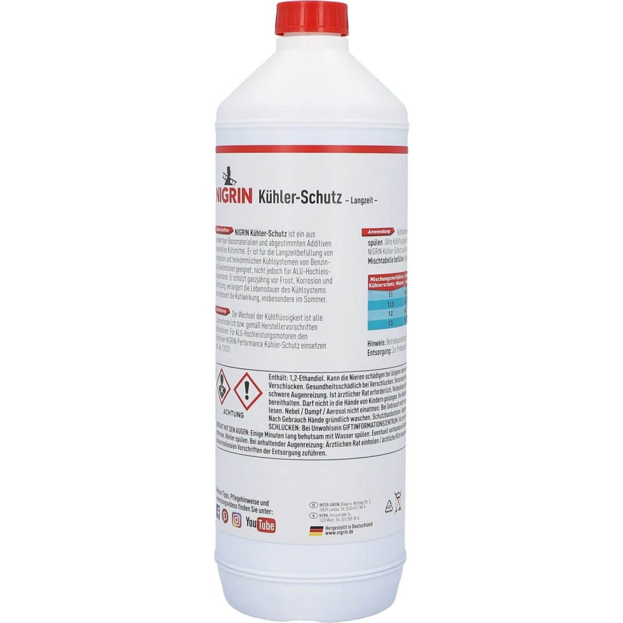 LIQUIDO ROSSO RADIATORE ANTIGELO TOTAL GLACELF AUTO SUPRA Lt.1 Antifreeze - Foto 6