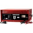 Redresor pentru încărcarea bateriilor, Absaar, 22 A, 12 V cu carcasa rosie, robusta din tabla de otel, imagine din profil