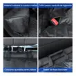 Husa protectie scaune auto, pentru bancheta sau portbagaj, impermeabila, antialunecare, multifunctionala, ideala pentru taxi, ride sharing, transport animale, matlasata, 133 x 43 x 116 cm, Roll Fast