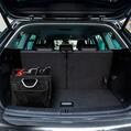 Organizator portbagaj auto Premium, 58x35x30 cm, cu manere din aluminiu, capac si fixare velcro, pliabil, impermeabil, negru