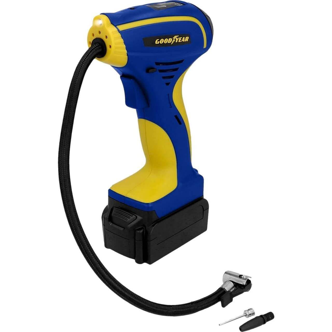 Compresor aer cu acumulator, afisaj digital, Goodyear - Roll Fast