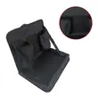 Organizator auto spatar scaun tip masa, 34x22 cm, prindere pe tetiere, 2 buzunare pentru pahare, 1 buzunar plasa, poliester, Roll Fast, negru