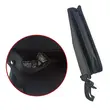Organizator auto spatar scaun tip masa, 34x22 cm, prindere pe tetiere, 2 buzunare pentru pahare, 1 buzunar plasa, poliester, Roll Fast, negru