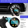Compresor auto mini digital de aer, DC 12V, 7.4V, 120W, 150 PSI, 20 L/min, Roll Fast, masina, SUV, MPV, bicicleta, motocicleta, mingi, diverse alte obiecte gonflabile, cablu de alimentare 3 m, oprire automata