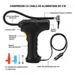 Compresor auto mini digital de aer, DC 12V, 7.4V, 120W, 150 PSI, 20 L/min, Roll Fast, masina, SUV, MPV, bicicleta, motocicleta, mingi, diverse alte obiecte gonflabile, cablu de alimentare 3 m, oprire automata