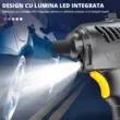 Compresor auto mini digital de aer, DC 12V, 7.4V, 120W, 150 PSI, 20 L/min, Roll Fast, masina, SUV, MPV, bicicleta, motocicleta, mingi, diverse alte obiecte gonflabile, cablu de alimentare 3 m, oprire automata