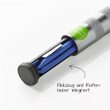 Mini pompa bicicleta, aluminiu, cu kit de reparatie integrat, Fischer