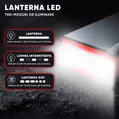 Starter auto portabil multifunctional, 2500 A, 12V, 18000 mAh, baterie externa, lanterna LED, Roll Fast