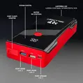 Starter auto portabil multifunctional, 2500 A, 12V, 18000 mAh, baterie externa, lanterna LED, Roll Fast