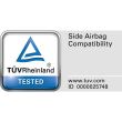 Set huse scaune auto fata Premium din catifea, Walser, universale, compatibile scaune cu airbag, cu fermoar, negru, 2 buc