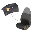 Husa de protectie scaun auto sofer, Outdoor Sports, Walser, negru-gri