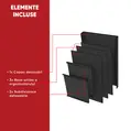 Organizator portbagaj auto XXL, 76x37x32 cm, potrivit SUV, pliabil, multicompartimentat, fixare curele si velcro, Roll Fast, negru