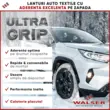 Lanturi auto textile pentru zapada, huse antiderapante, material rezistent 3D, Premium Ultra Grip Marimea XXL, Walser, set 2 buc, alb