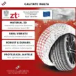 Lanturi auto textile pentru zapada, huse antiderapante, material rezistent 3D, Premium Ultra Grip Marimea XXL, Walser, set 2 buc, alb