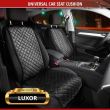 Husa auto scaun fata, Comfortline Luxor, matlasata cu strat antiderapant, Walser, universal, negru