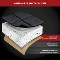 Husa auto bancheta Comfortline Luxor, matlasata cu strat antiderapant, Walser, universal, negru