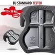 Inaltator auto pentru copii, ergonomic, Lino, Walser, 15-36 kg, negru - resigilat1 