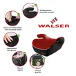 Inaltator Auto Premium pentru copil, Andy, Walser, testat si certificat ECE R 129, 6-12 ani, 125-150 cm, 22-36 kg, universal, negru cu rosu
