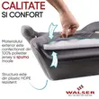 Inaltator auto pentru copii Andy cu ISOFIX Premium, Walser, testat si certificat ECE R 129, i-Size, 6-12 ani, 125-150 cm, 22-36 kg, scaun inaltator universal, negru