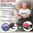 Inaltator auto pentru copii Andy cu ISOFIX Premium, Walser, testat si certificat ECE R 129, i-Size, 6-12 ani, 125-150 cm, 22-36 kg, scaun inaltator universal, negru cu rosu