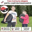 Inaltator auto pentru copii Andy cu ISOFIX Premium, Walser, testat si certificat ECE R 129, i-Size, 6-12 ani, 125-150 cm, 22-36 kg, scaun inaltator universal, negru cu rosu