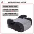 Inaltator Auto cu ISOFIX pentru copil, Raffi, Walser, testat si certificat ECE R 129, i-Size, 6-12 ani, 125-150 cm, 22-36 Kg, universal, gri cu negru