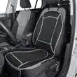 Husa scaun auto, 3 functii, incalzire, racire si masaj, alimentare 12V, negru, Walser