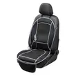 Husa scaun auto, 3 functii, incalzire, racire si masaj, alimentare 12V, negru, Walser