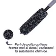 Perie auto curatare interior jante din microfibre lana, Detailing, Detailer Ultimate Wheel Brush, Moje Auto, 26 cm