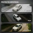 Prelata auto Premium L, PEVA impermeabil, aluminiu pentru protectie UV, captuseala bumbac, 4830 x 1780 x 1200 mm, fermoar usa sofer, gri, Roll Fast