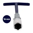 Cheie de bujie cu articulatie dubla, Cartrend, 16 mm 