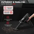 Aspirator auto fara fir 4 in 1, 17000 Pa, 130 W, aspirare, suflare, vidare si umflare, filtru HEPA lavabil, Roll Fast