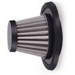 Filtru aspirator din inox, lavabil, rezerva pentru 21660R Aspirator de mana fara fir, cu acumulator, pentru casa si masina, aspirare umeda si uscata, 120W