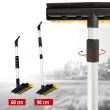 Racleta telescopica cu perie pentru zapada si lamela cauciuc, 3 in 1, Walser, 60 - 90 cm
