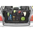 Organizator portbagaj auto, 46x88 cm, prindere pe tetiere, 8 compartimente, Roll Fast, negru