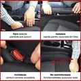 Set perne auto umplere spatiu scaun-consola AntiDrop, Walser, 2 buc, negru