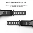 Sonerie bicicleta, alarma antifurt, claxon 130 dB, 3 sunete ajustabile, incarcare USB, prindere ghidon, rezistenta la apa, negru