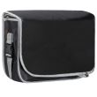 Organizator scaun auto cu geanta de racire, 40x59 cm, prindere pe tetiere, 4 buzunare plasa, pliabil, curea de transport, Walser, negru