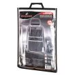 Organizator scaun auto cu geanta de racire, 40x59 cm, prindere pe tetiere, 4 buzunare plasa, pliabil, curea de transport, Walser, negru