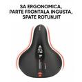 Sa bicicleta, spuma memorie, model lat, amortizare socuri, anti-alunecare, ergonomica, respirabila, banda reflectorizanta, impermeabila, potrivire universala inclusiv MTB - RESIGILAT (produs testat - cu ambalaj deteriorat)