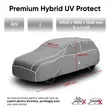 Prelata auto antigrindina SUV L, Premium Hybrid UV Protect, 8 mm grosime, 4900 x 1850 x 1450 mm, gri, Walser