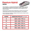 Prelata auto antigrindina L, Premium Hybrid, 8 mm grosime, 4750 x 1620 x 1170 mm, gri, Walser