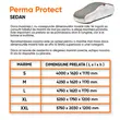 Prelata auto antigrindina L, Perma Protect, 5 mm grosime, 4750 x 1620 x 1170 mm, gri, Walser