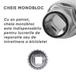 Set scule bicicleta: Presa Lant, Presa Angrenaj, Cheie Pinionane, Cheie Monobloc, 4 buc