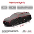 Prelata auto antigrindina SUV M, Premium Hybrid, 8 mm grosime, 4600 x 1750 x 1450 mm, gri-negru, Walser