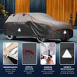 Prelata auto antigrindina SUV M, Premium Hybrid, 8 mm grosime, 4600 x 1750 x 1450 mm, gri-negru, Walser