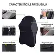 Perna auto multifunctionala spate si gat, birou, spuma cu memorie, Roll Fast, 38 x 31.5 x 11.5 cm