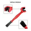 Perie Curatare Lant Bicicleta, Moto, ATV, Roll Fast, ABS, 25.5 cm, rosu