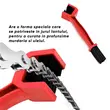 Perie Curatare Lant Bicicleta, Moto, ATV, Roll Fast, ABS, 25.5 cm, rosu
